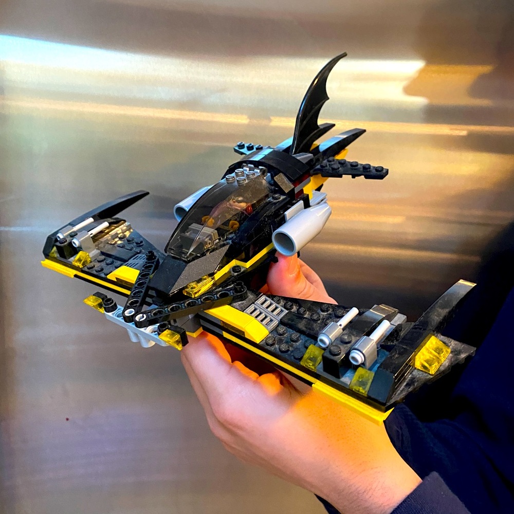 Lego Batwing with Batgirl mini figure.